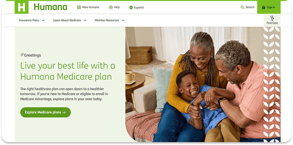 Humana Homepage