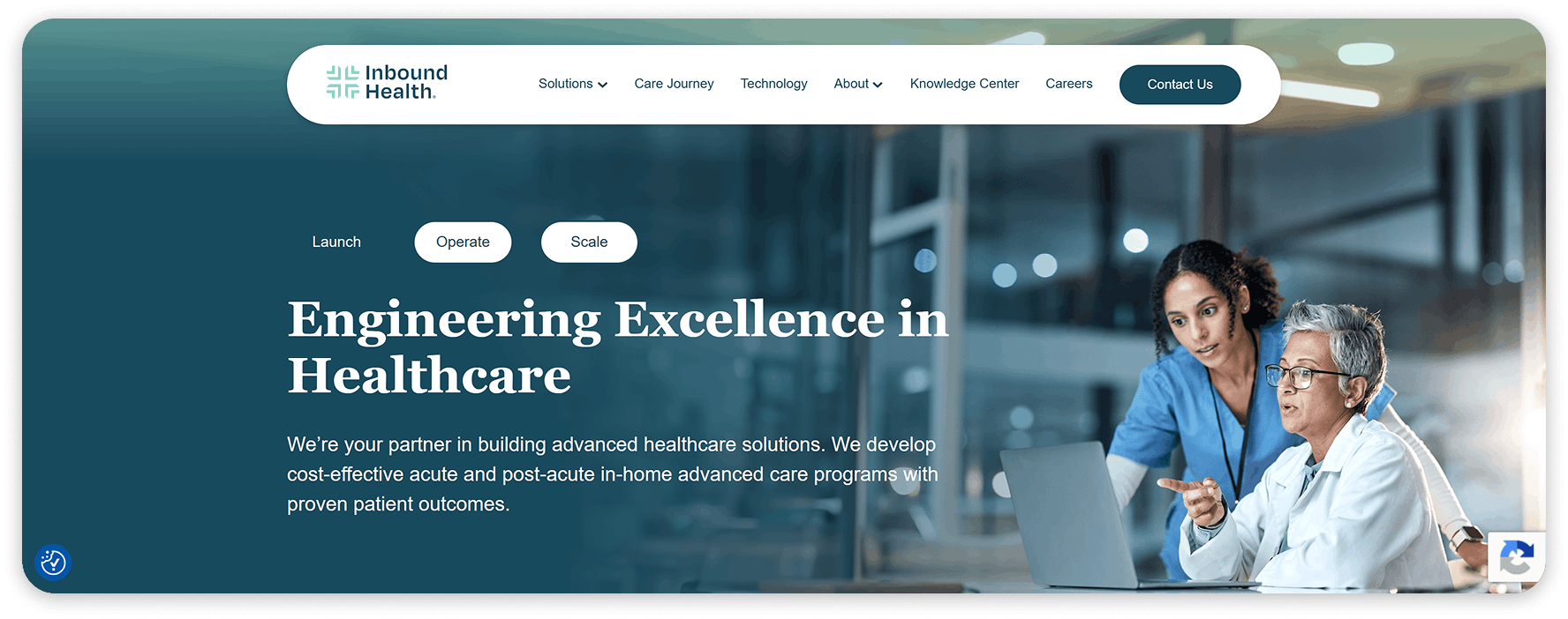 Inbound Health launch page
