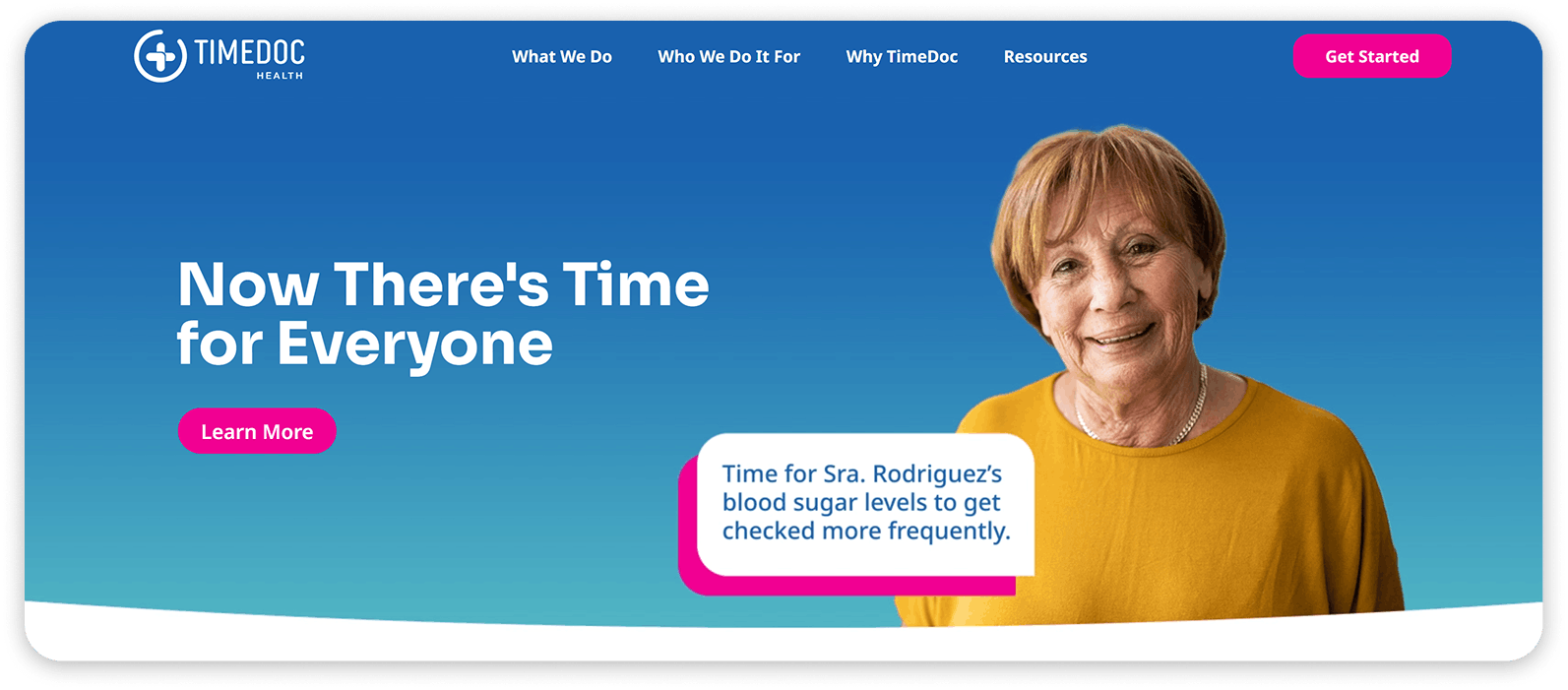 Timedoc Health home page